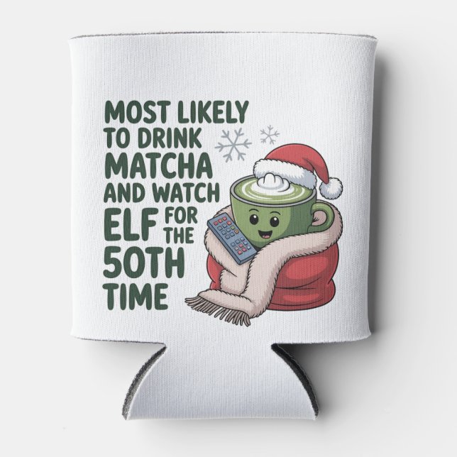 Am wahrscheinlichsten trinken Matcha und beobachte Dosenkühler (Vorderseite)