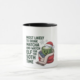 Am wahrscheinlichsten trinken Matcha und beobachte Tasse