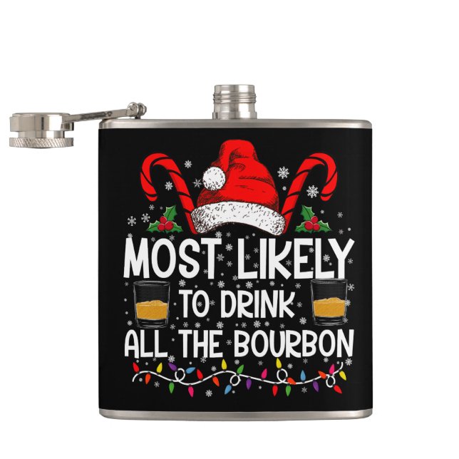 Am wahrscheinlichsten trinken Sie alle Bourbon Wei Flachmann (Geöffnet)
