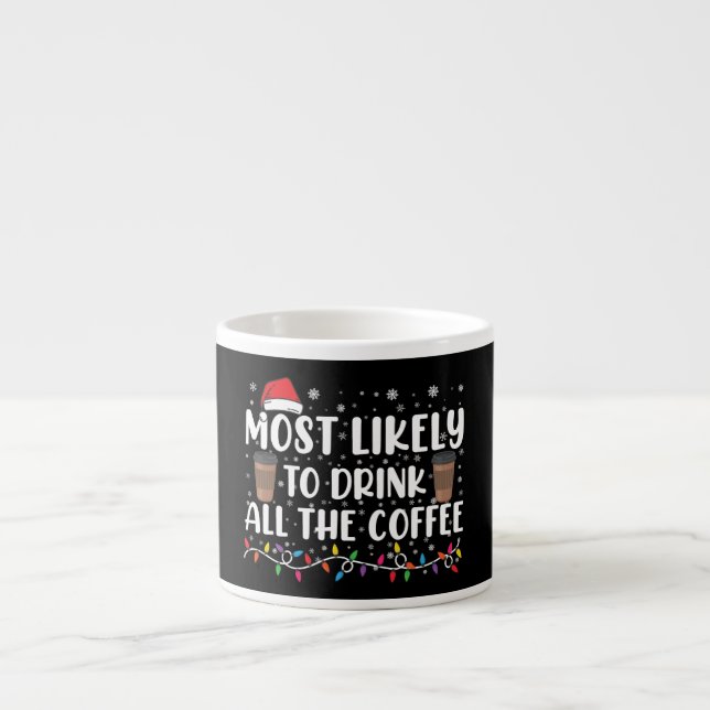 Am wahrscheinlichsten trinken Sie den ganzen Kaffe Espressotasse (Vorderseite)
