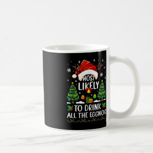 Am wahrscheinlichsten trinken Sie die ganze Eggnog Kaffeetasse