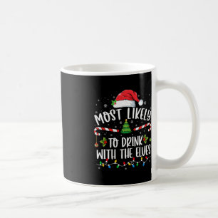 Am wahrscheinlichsten trinkt man mit dem Elf trink Kaffeetasse