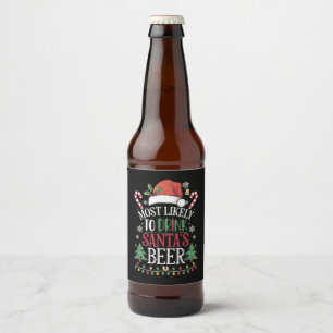 Am wahrscheinlichsten trinkt man Weihnachtsbiere, Bierflaschenetikett