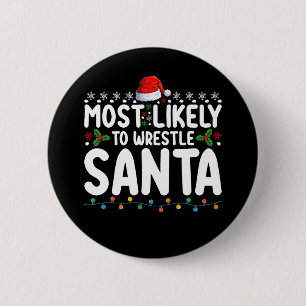 Am wahrscheinlichsten, um Weihnachts-Wrestling zu Button