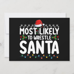 Am wahrscheinlichsten, um Weihnachts-Wrestling zu Einladung