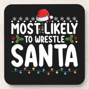 Am wahrscheinlichsten, um Weihnachts-Wrestling zu  Getränkeuntersetzer