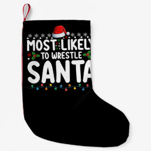 Am wahrscheinlichsten, um Weihnachts-Wrestling zu  Kleiner Weihnachtsstrumpf