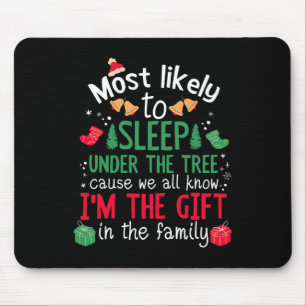 Am wahrscheinlichsten unter dem Baum schlafen - Fu Mousepad