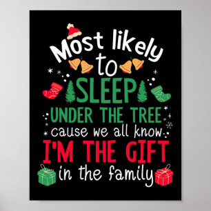 Am wahrscheinlichsten unter dem Baum schlafen - Fu Poster