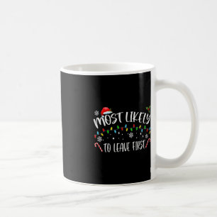 Am wahrscheinlichsten Verlassen Weihnachtsfamilie Kaffeetasse