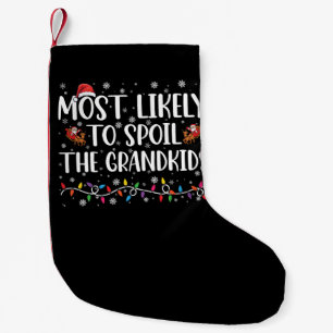 Am wahrscheinlichsten verwöhnt man die Enkelkinder Kleiner Weihnachtsstrumpf