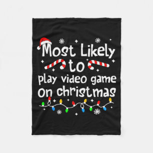 Am Wahrscheinlichsten Videospiele An Weihnachten S Fleecedecke