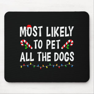 Am wahrscheinlichsten Weihnachten Xmas Familie pas Mousepad