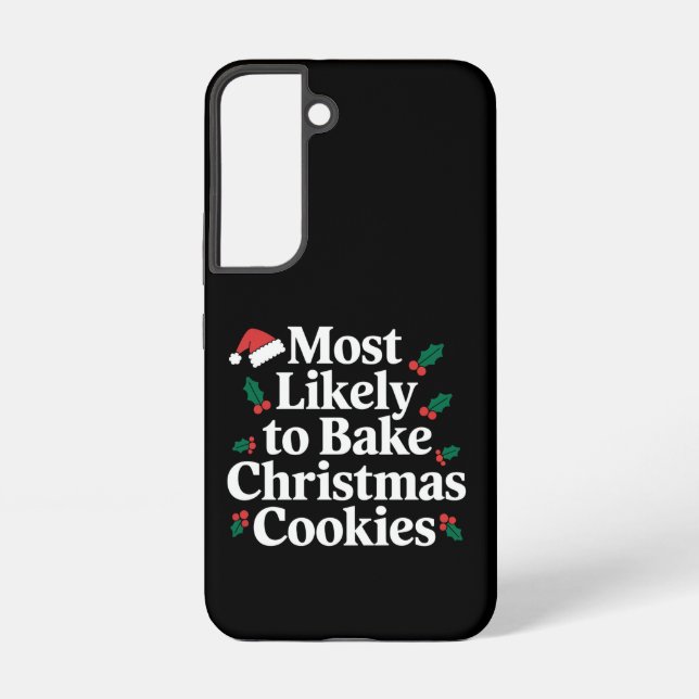 Am wahrscheinlichsten Weihnachts-Cookie-Familie ba Samsung Galaxy Hülle (Rückseite)