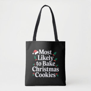 Am wahrscheinlichsten Weihnachts-Cookie-Familie ba Tasche