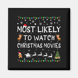 Am Wahrscheinlichsten Weihnachtsfilme Familie Chri Magnet