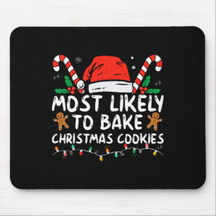 Am wahrscheinlichsten Weihnachtskekse backen Baker Mousepad