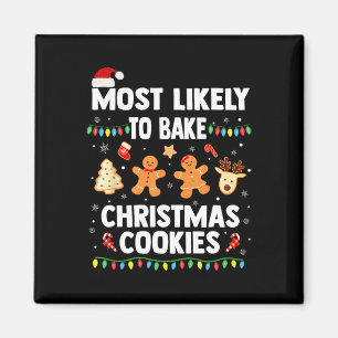 Am wahrscheinlichsten Weihnachtskekse backen Spaß Magnet