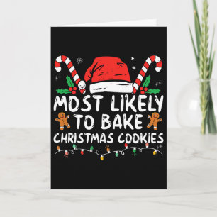 Am Wahrscheinlichsten Weihnachtskekse Zu Backen Karte