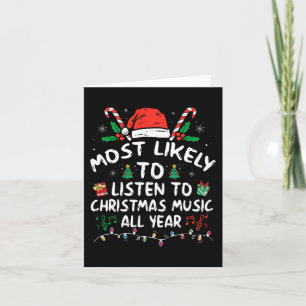 Am wahrscheinlichsten Weihnachtsmusik das ganze Ja Karte