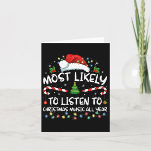 Am wahrscheinlichsten Weihnachtsmusik das ganze Ja Karte