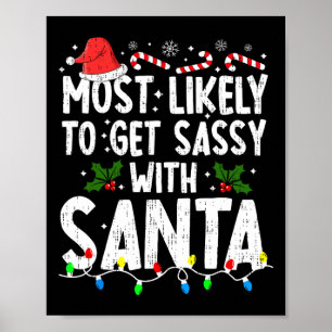 Am wahrscheinlichsten werden Sie mit Weihnachten W Poster