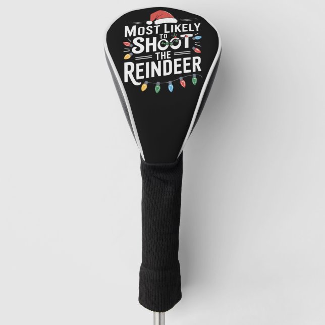 Am wahrscheinlichsten wird das Weihnachten der Ren Golf Headcover (Vorderseite)