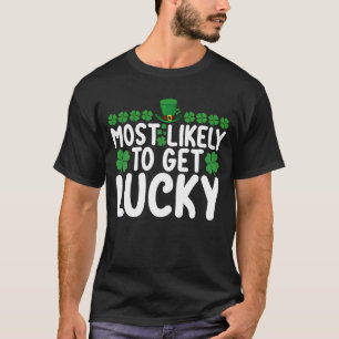 Am wahrscheinlichsten wird der glückliche St. Patr T-Shirt