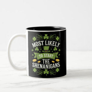Am wahrscheinlichsten wird der Schabernack St. Pat Zweifarbige Tasse