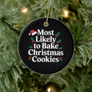 Am wahrscheinlichsten wird die Familie Weihnachtsk Keramik Ornament