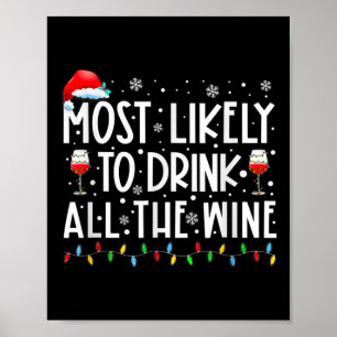 Am wahrscheinlichsten wird die ganze Wein-Familie  Poster