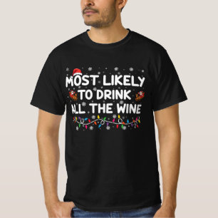 Am wahrscheinlichsten wird die ganze Wein-Familien T-Shirt