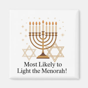 Am wahrscheinlichsten wird die jüdische Menorah Ha Magnet