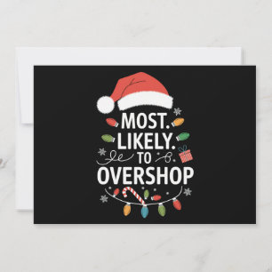 Am wahrscheinlichsten wird die Shopping-Squad-Fami Feiertagskarte