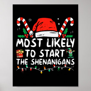 Am wahrscheinlichsten wird die Weihnachtsfamilie d Poster