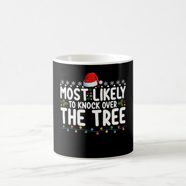 Am wahrscheinlichsten wird er den Weihnachtsbaum u Kaffeetasse (Mittel)