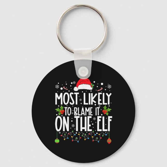 Am wahrscheinlichsten wird es auf dem Elf Santa Fa Schlüsselanhänger (Vorderseite)
