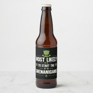 Am wahrscheinlichsten wird es die Shenanigans am S Bierflaschenetikett