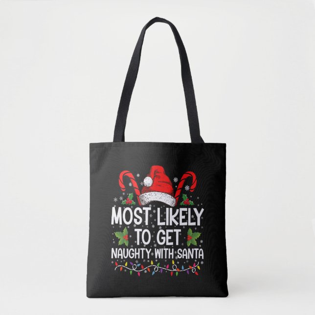 Am wahrscheinlichsten wird es mit dem Weihnachtsma Tasche (Vorderseite)