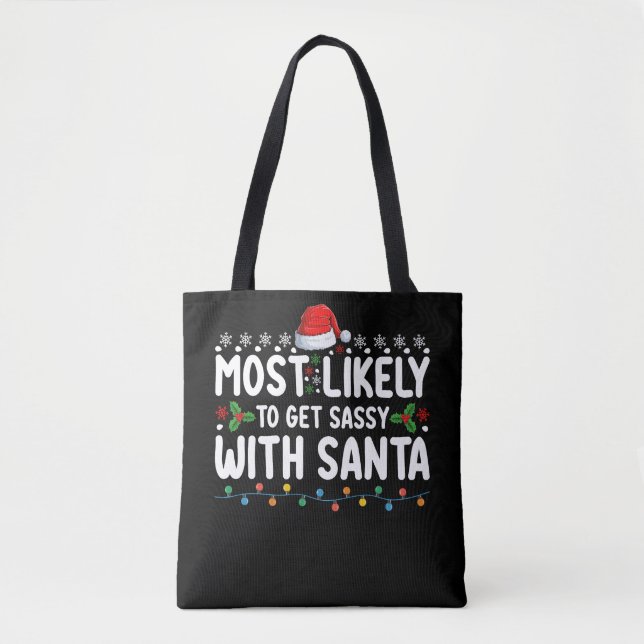 Am wahrscheinlichsten wird es mit Weihnachten Holi Tasche (Vorderseite)