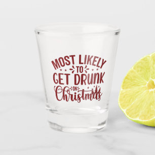 Am wahrscheinlichsten wird es zu Weihnachten Betru Schnapsglas
