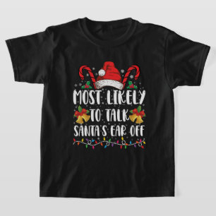 Am wahrscheinlichsten wird Familie Xmas von Santas T-Shirt