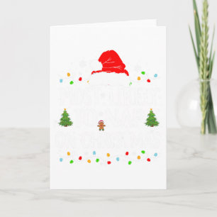 Am wahrscheinlichsten wird man an Weihnachten döse Karte