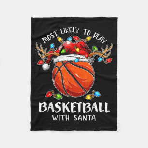 Am wahrscheinlichsten wird mit Santa Christma Bask Fleecedecke