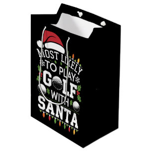 Am Wahrscheinlichsten wird mit Santa Family Xmas G Mittlere Geschenktüte