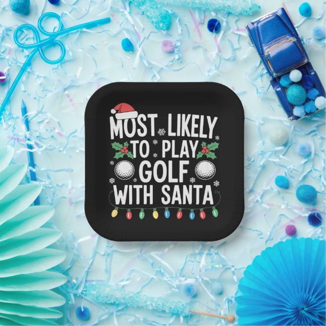 Am Wahrscheinlichsten wird mit Santa Family Xmas G Pappteller (Party)
