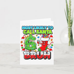 Am wahrscheinlichsten wird Santa 67 Bruh Six Seven Karte