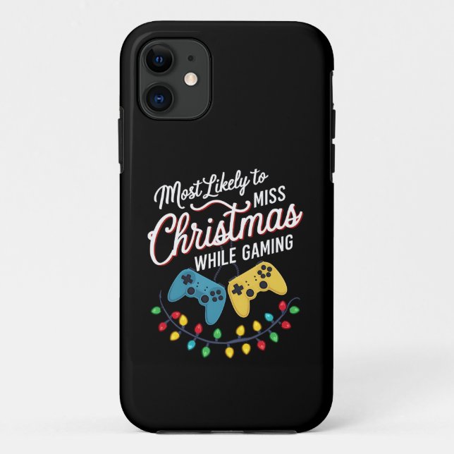 Am wahrscheinlichsten wird Weihnachten beim Gaming Case-Mate iPhone Hülle (Rückseite)