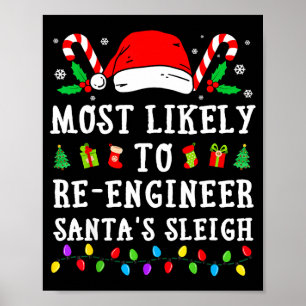 Am wahrscheinlichsten wird Weihnachten das Schlitt Poster