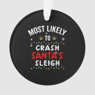Am wahrscheinlichsten wird Weihnachten der Schlitt Ornament
